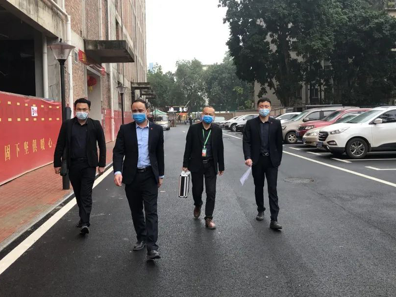 南鷹苑工地巡檢，打好復(fù)工第一戰(zhàn)